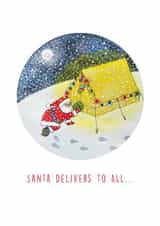 Santa delivers to all - Camping created by Mum Chum