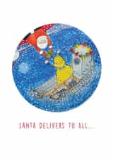 Santa delivers to all - Fisherman created by Mum Chum