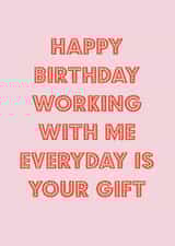 Working with me is your gift created by Nicola Jo