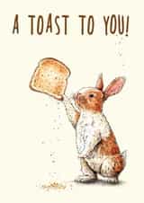 A Toast To You Congratulations Card created by Bewilderbeest