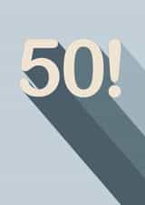 50! Celebrate this special birthday with a stylishly designed card! created by Amy Munro