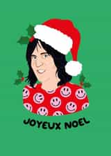 Noel Fielding - Great British Bake Off - Baking Show - Christmas Santa Card created by PonyChops