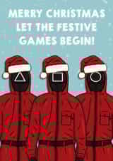 Squid Game Christmas Card created by Canny Crafted