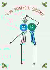 To my husband at Christmas card 1001 created by mrs L cards