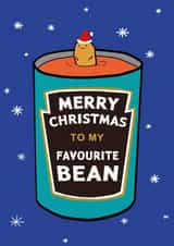 Human bean christmas card 1000 created by Kewl cards