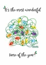 Christmas Lights Christmas Card created by tat does it cards