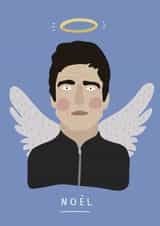 Noel Gallagher angel created by Belly Flops 