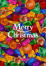 Merry Christmas Quality Street Chocolate Card created by Tiny Tiger