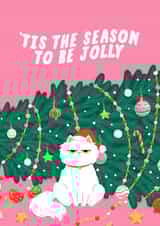 Jolly Christmas Card created by Jude Patla 