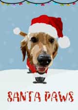Santa Paws Golden Retriever created by Amber Jane