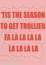 Trollied christmas card created by IllustrationsByEll