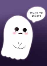 Cute Ghost Halloween card created by Helen Priest