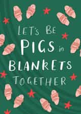 Pigs in Blankets Together created by Leah Alefounder Illustrations
