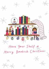 Have Your Shelf a Merry Bookish Christmas card created by Verity Robinson