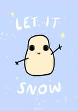 Chazzle 'Let It Snow' Christmas Card created by Charlotte Watts