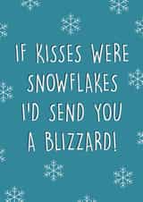 Kisses Christmas Card created by Canny Crafted