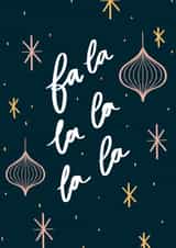 Fa la la la la it’s Christmas  created by Jessica Skinner