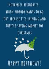 November Birthday created by Nikki Noo Cards