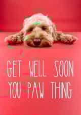 Get Well Soon Cockapoo Card 1001 created by The Yorkshire Pawtrait Co.
