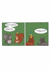Happy Birthday Squirrel! created by Katherine Hemmings