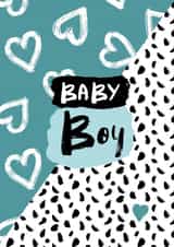 Baby boy hearts  created by Karin van der Vegt