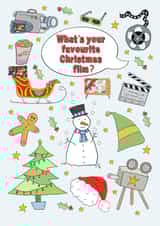 Favourite Christmas Film created by The Illustrated Saying