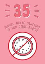 35 means... - Happy Birthday Card created by @Laura Lonsdale Designs