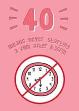 40 Means... - Happy Birthday Card created by @Laura Lonsdale Designs