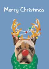 Merry Christmas Monty Card created by Yamaste Art