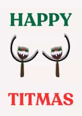 HAPPY TITMAS CHRISTMAS CARD created by Jazzy Doodles do