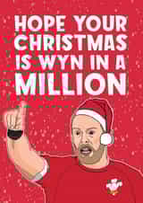 Rugby Wyn in a Million Christmas Card created by Bubble&Cheek