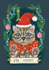 Mr. Merry Christmas card. created by Jolly Dragons