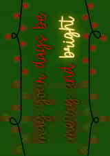 Merry and bright Christmas card created by LoveLivB