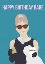 Breakfast at Tiffany's Happy Birthday Babe created by Georgina Hart
