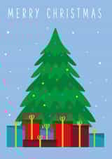 Cute Christmas Tree and Presents Card created by davewdesign