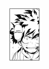 anime manga birthday card 1007 created by JessyMay