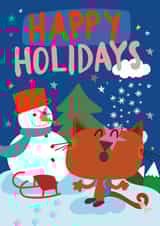 Happy Holidays created by Banjo Robinson