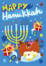 Happy Hanukkah created by Banjo Robinson