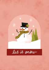 Let it Snow created by Collyn Wooden Illustration