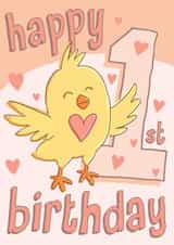 happy 1st birthday little chicken created by Spite Dip