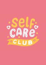 Self Care Club Friendship Card created by @studio27eleven