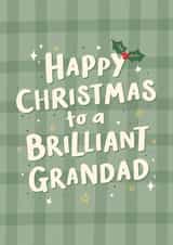 Brilliant Grandad Christmas Card created by Macie Dot Doodles