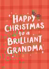 Brilliant Grandma Christmas Card created by Macie Dot Doodles