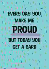 Congratulations proud of you card  created by the.printclub