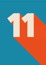 11! Happy birthday to the coolest of 11 year olds!! created by Amy Munro