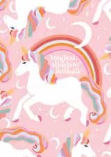 Magical Rainbow Unicorn Birthday  created by Kate Fox