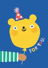 For You Children's Birthday Balloon Card created by Emily Spikings