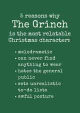 5 Reasons why The Grinch is Relatable created by Moonshine Prints