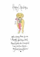 Happy Christmas Best Friend Forever Christmas Card created by Kate Bond