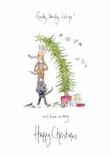Ready Steady Let Go! The Mischievous Kittens Christmas Card created by Kate Bond